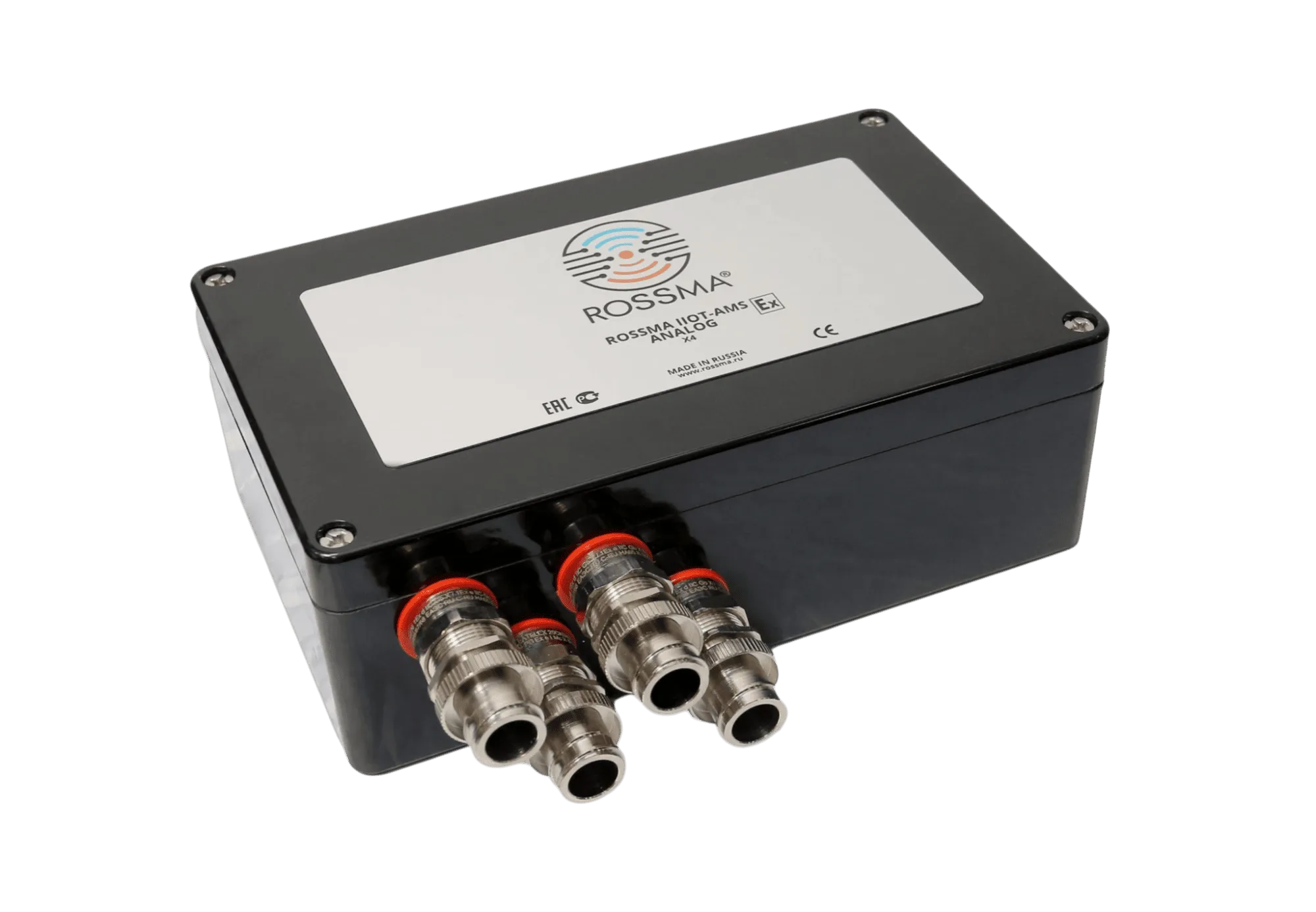 Автономный измеритель-коммутатор ROSSMA® IIOT-AMS ANALOG Ex X4
