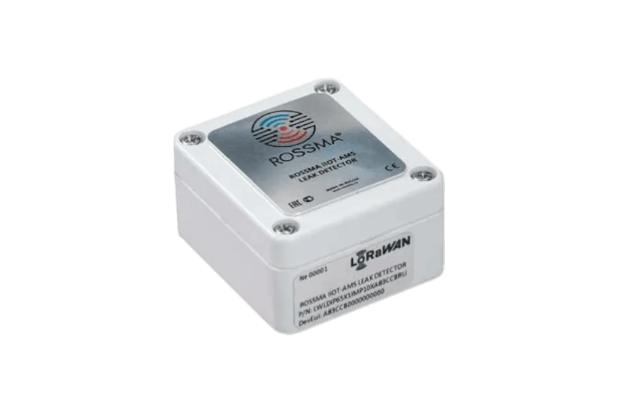 Автономный измеритель-коммутатор ROSSMA® IIOT-AMS Leak Detector (Датчик протечки)