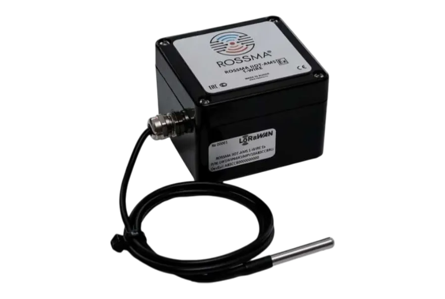 Автономный коммутатор ROSSMA® IIOT-AMS 1-Wire Ex (Датчик температуры)