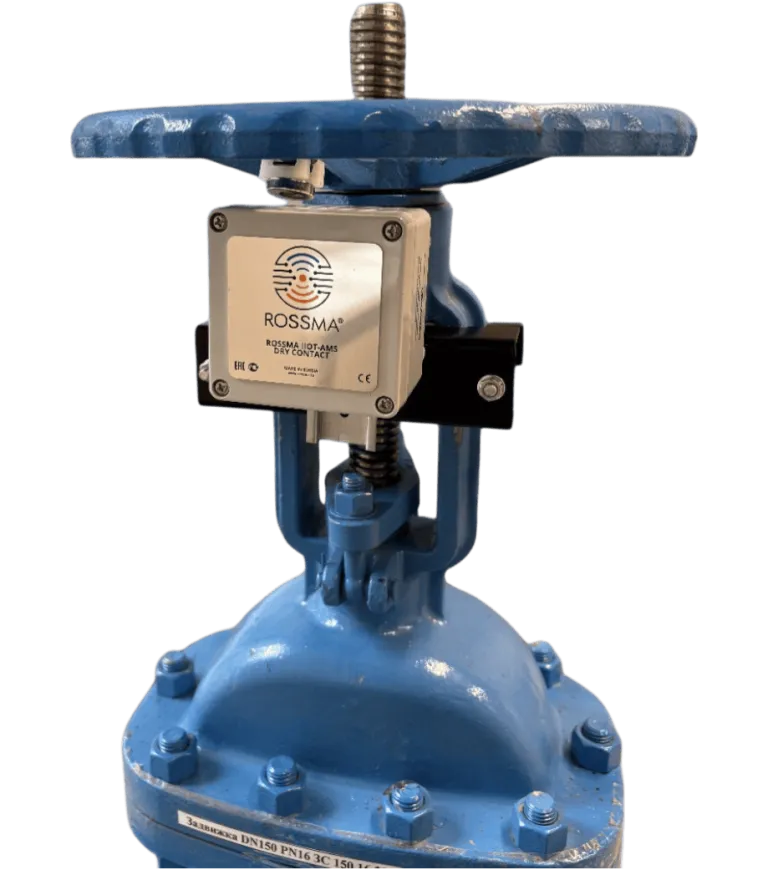 Автономный измеритель-коммутатор ROSSMA® IIOT-AMS Dry Contact VPM (Датчик положения задвижки)
