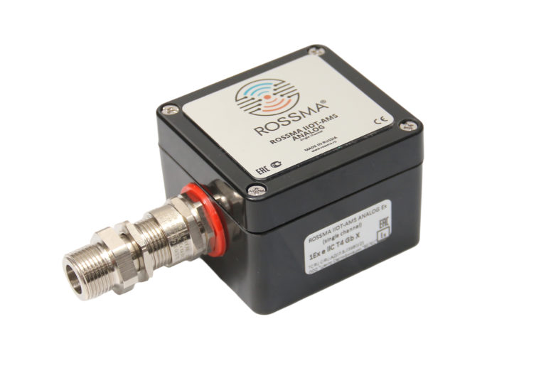 Dispositif autonome de mesure et de commutation ROSSMA® IIOT-AMS ANALOG Ex Single Channel
