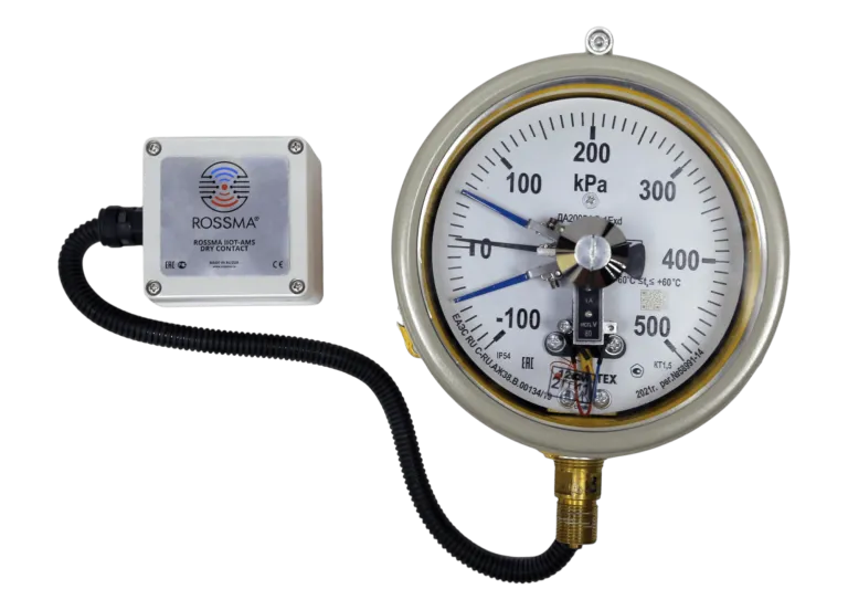 Автономный комплект мониторинга изменения состояния электро-контактного манометра