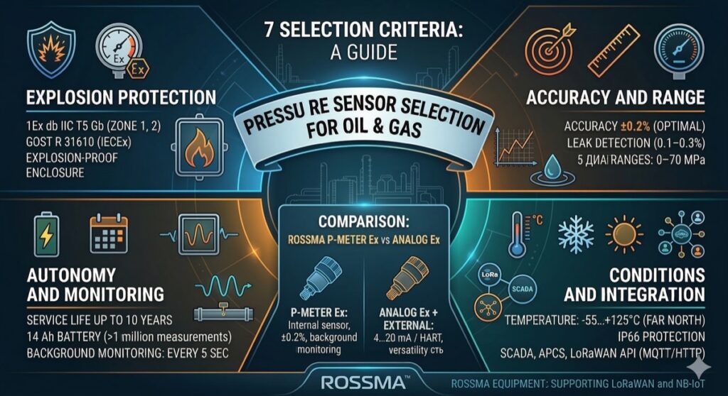 How to Choose a Pressure Sensor for Oil and Gas Industry