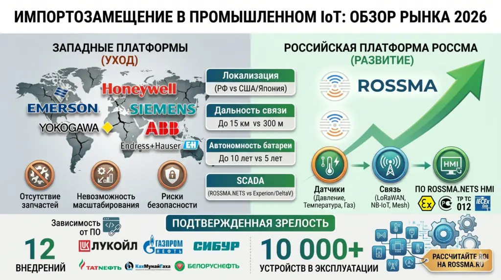 Импортозамещение в промышленном IoT: обзор рынка 2026